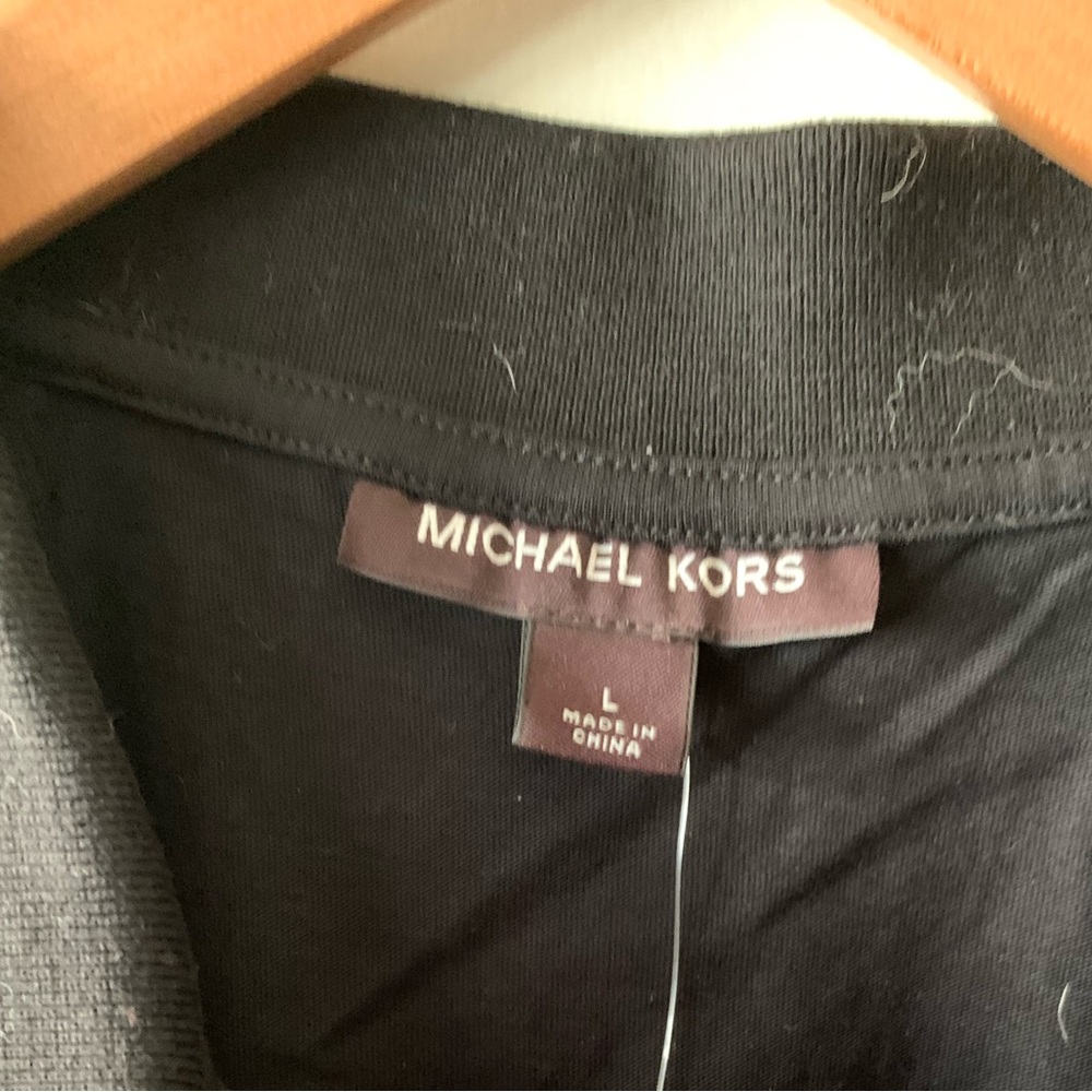 NWT Michael Kors Black Polo Shirt for Men - Picture 7 of 7